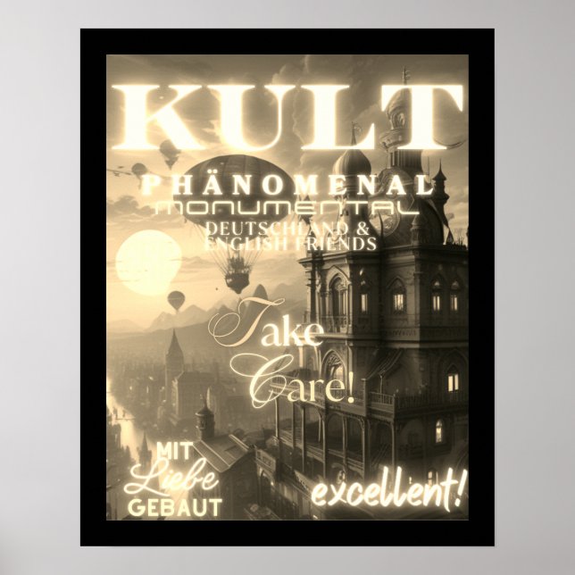 KULT PHÄNOMENAL MONUMENTAL POSTER (Vorne)