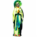 Kult von Santa Muerte Freistehende Fotoskulptur<br><div class="desc"></div>