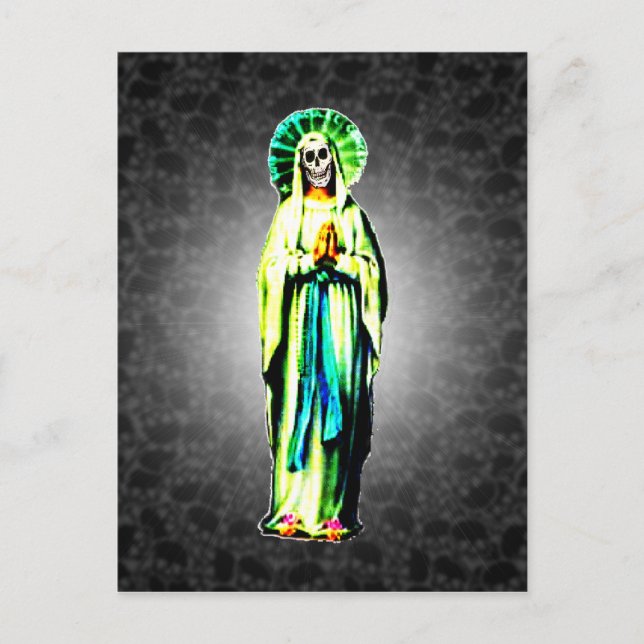 Kult von Santa Muerte Postkarte (Vorderseite)