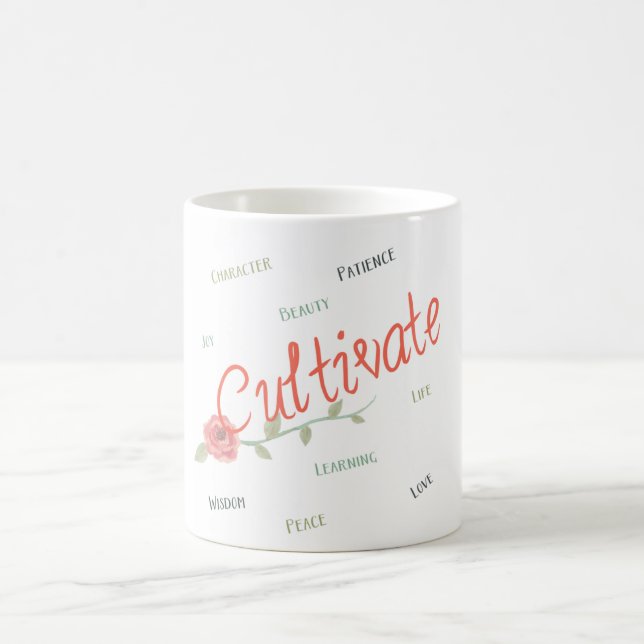 Kultivieren Sie Ihr Zuhause Kaffeetasse (Mittel)