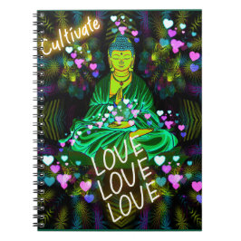 Kultivieren Sie Liebe Buddha Spiral Notebook Notizblock