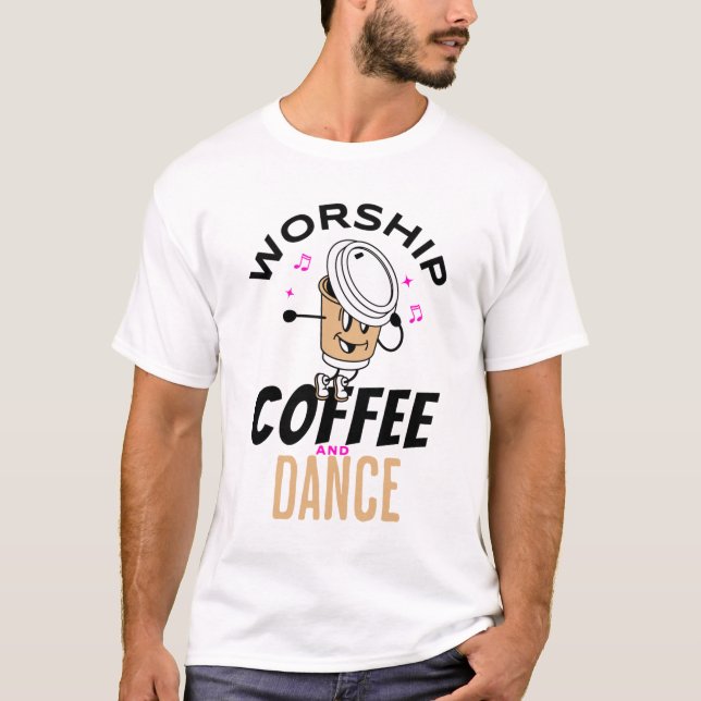 Kultkaffee und Tanz T-Shirt (Vorderseite)