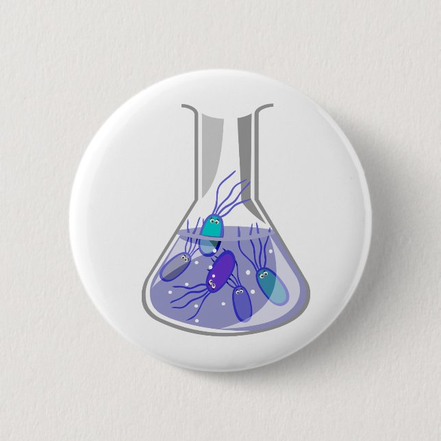 Kultur-Flasche Button (Vorderseite)