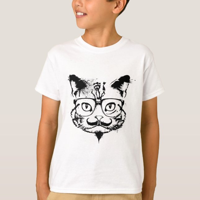 Kultur-Katze T-Shirt (Vorderseite)