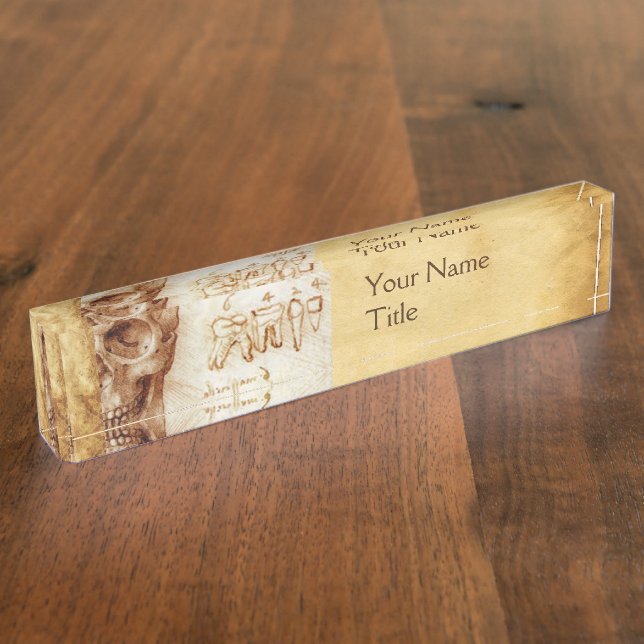 KULTUR UND ZÄHNE , ZAHNKLINIK, DENTIST, DENTISTRUM NAMENSPLAKETTE (Seite)