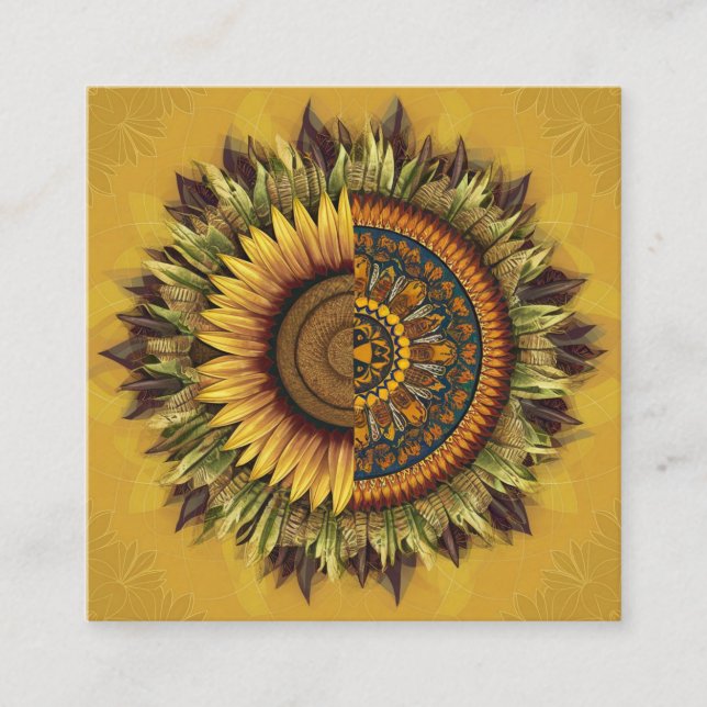 Kulturblumen: Interwoven Schönheit Empfehlungskarte (Vorderseite)