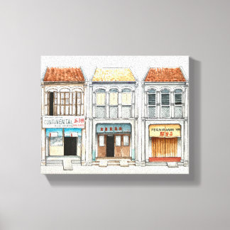 Kulturdenkmäler Penang Leinwanddruck