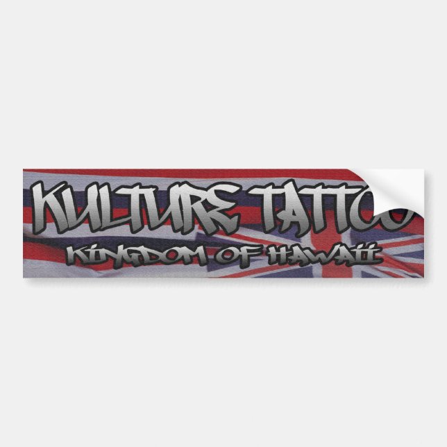 Kulture Tatto Autoaufkleber (Vorne)