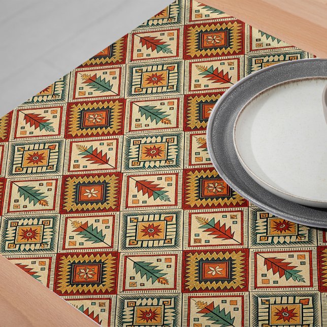 Kulturell Inspiriert zeitlose ethnische Elemente Großer Tischläufer (Cultural Inspired Timeless Tribal Ethnic Elements Long Table Runner)