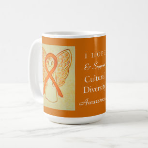 Kulturelle Diversity Bewusstsein Ribbon Kaffee Tas Kaffeetasse