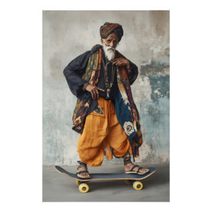 Kulturelle Fusion auf Rädern Fotodruck