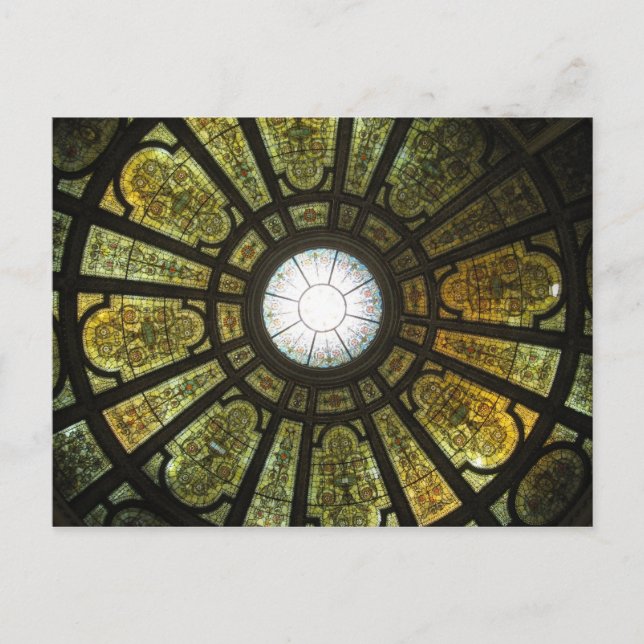 Kulturelle Sehenswürdigkeiten Chicago Postkarte (Vorderseite)