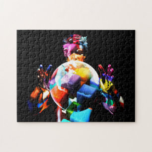 Kulturelles Diversity in den Arbeitskräften und in Puzzle