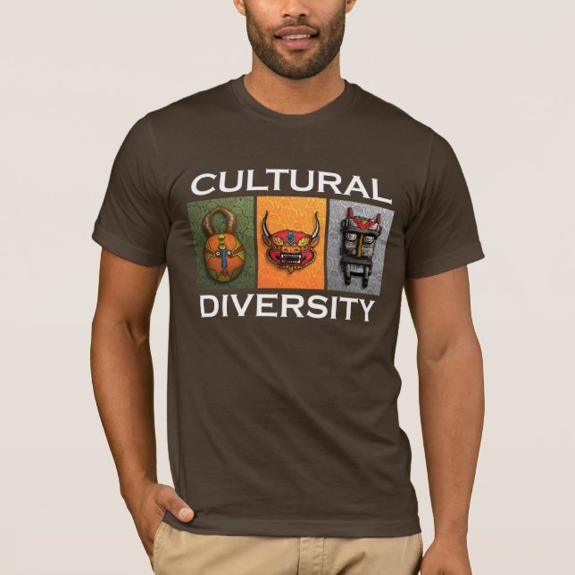 Kulturelles Diversity T-Shirt (Vorderseite)