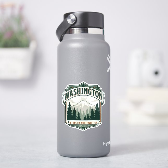 Kulturerbe des Bundesstaates Washington Aufkleber (HydroFlask)