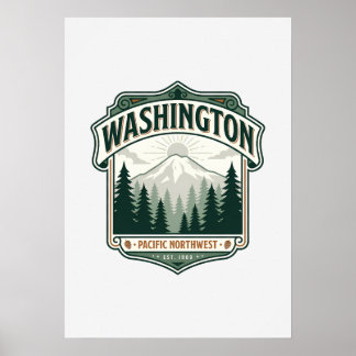 Kulturerbe des Bundesstaates Washington Poster