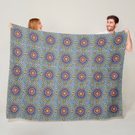 Kulturerbe: Marokkanisches Mosaik Fleecedecke