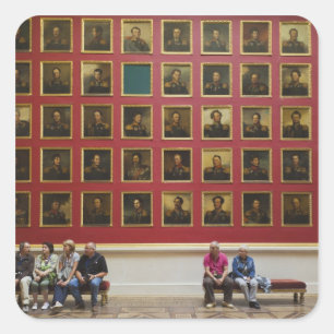 Kulturmuseum, Saal 197, The 1812 War Gallery Quadratischer Aufkleber