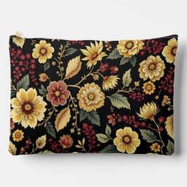Kulturtasche Blumenmuster Zubehörtasche