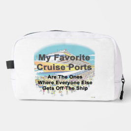 KULTURTASCHE - Meine Lieblings-Kreuzfahrthäfen Waschbeutel