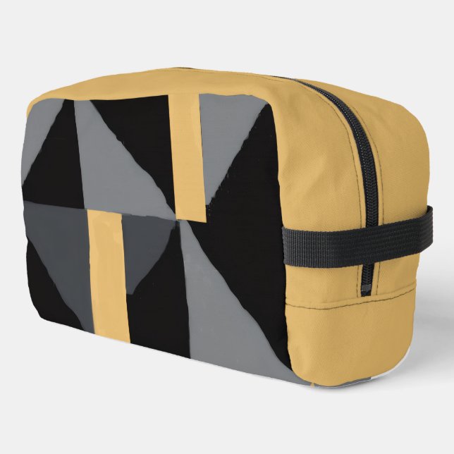 Kulturtasche Moderne Geometrie Waschbeutel (Linke Seite)