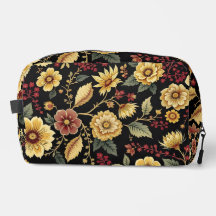 Kulturtaschen Blumenmuster