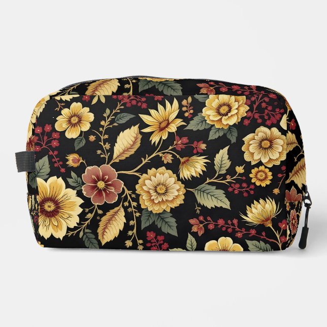 Kulturtaschen Blumenmuster  Waschbeutel (Vorderseite)