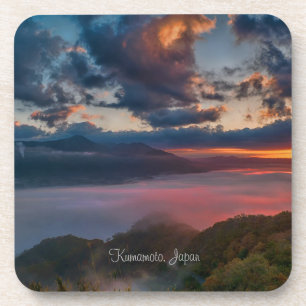 Kumamoto, Japan Sonnenuntergang, Getränkeuntersetzer