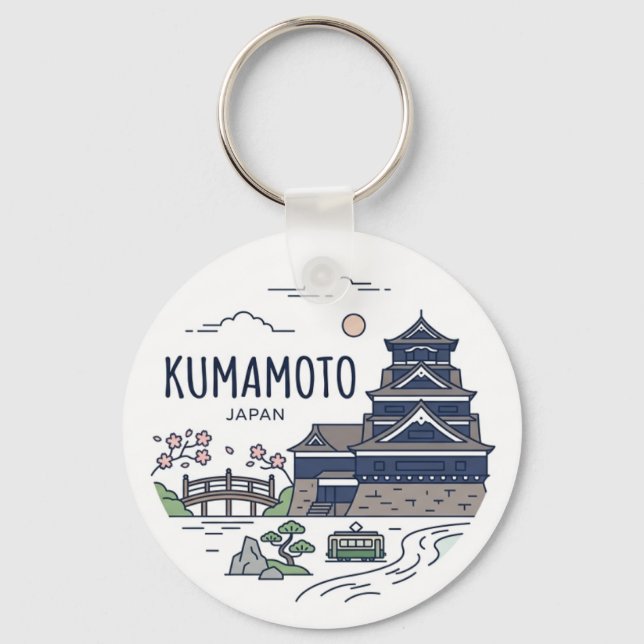 Kumamoto Schlüsselanhänger (Vorderseite)
