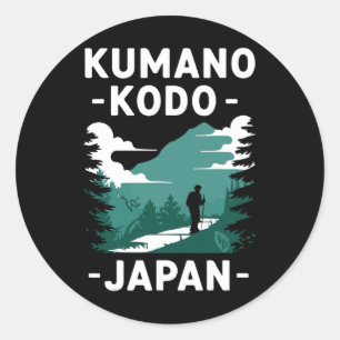 Kumano Kodo Japan Pilgerweg Runder Aufkleber