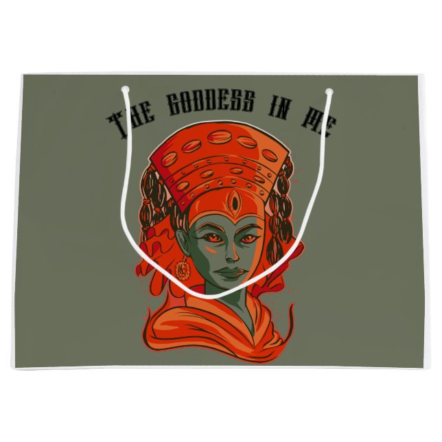 Kumari - Die Göttin in mir Große Geschenktüte (Vorderseite)