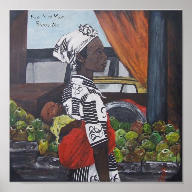 Kumasi Street Market Poster (Vorne)
