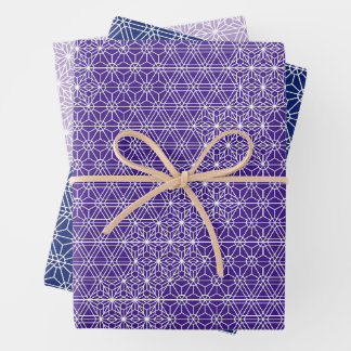 KUMIKO | Japanisches traditionelles Muster Geschenkpapier Set