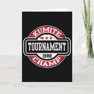 Kumite Champion Martial Arts Kung Fu Karate Kino Karte