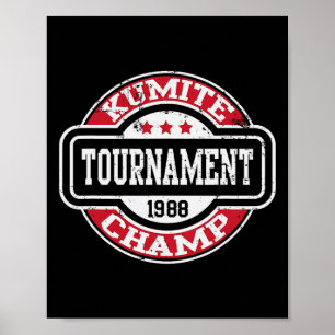 Kumite Champion Martial Arts Kung Fu Karate Kino Poster