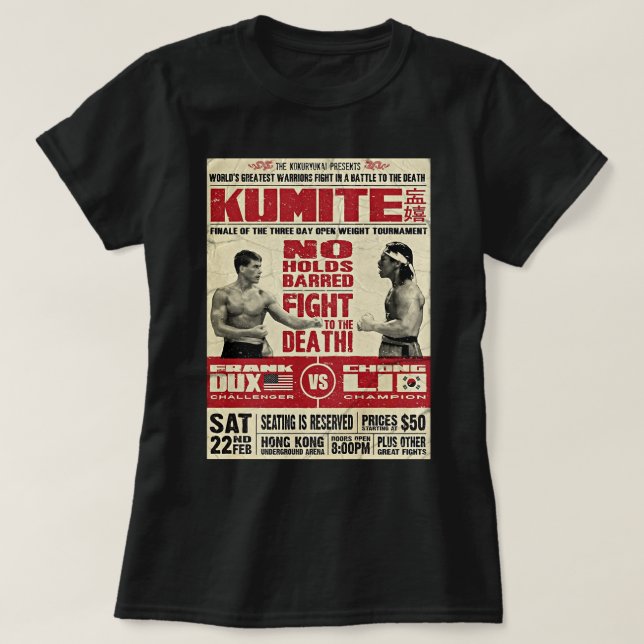 Kumite Fight Poster Classic T Shirt (Design vorne)