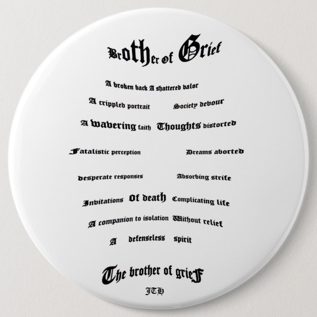 Kummerbruder Button (Vorderseite)