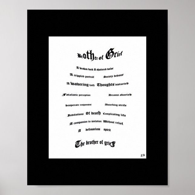 Kummerbruder Poster (Vorne)