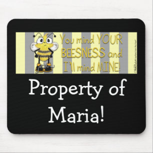 Kümmere dich um deine Biene! Mousepad