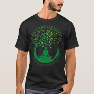 Kümmere dich um die Natur David Attenborough Rette T-Shirt