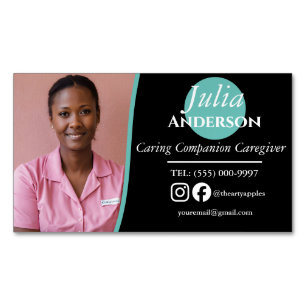 Kümmern Companion Caregiver Magnetische Visitenkarte