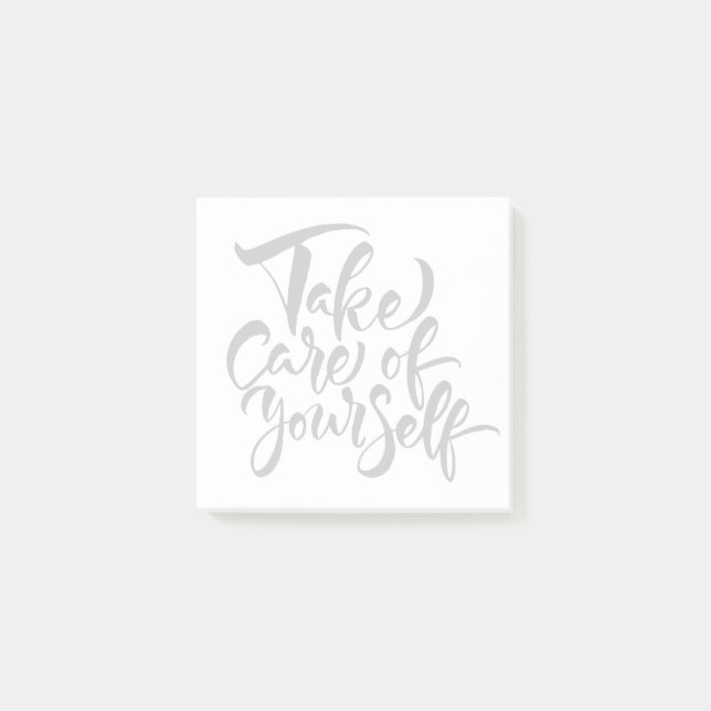 Kümmern Sie sich selbst Post-it Klebezettel (Vorderseite)