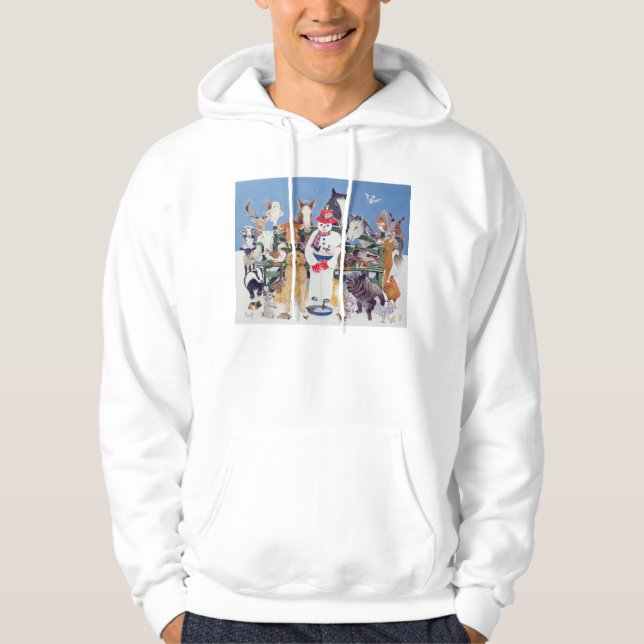 Kümmerte sich hoodie (Vorderseite)