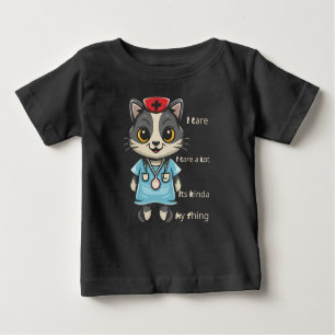 Kümmre Cat Nurse: Das ist mein Ding Baby T-shirt