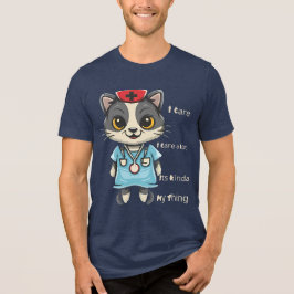Kümmre Cat Nurse: Das ist mein Ding Tri-Blend Shirt