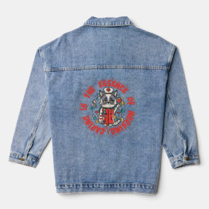 Kümmre ist das Wesen der Pflege Jeansjacke