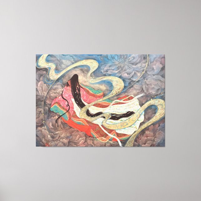  Kumoi-ji: Celestial Journey of the Heian Princess Leinwanddruck (Vorderseite)