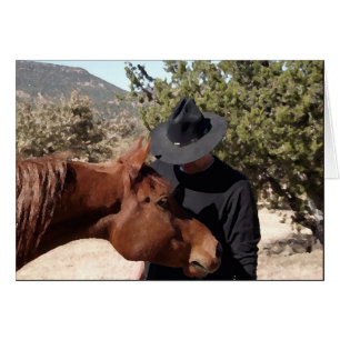 "Kumpel" Pferd u. Cowboy