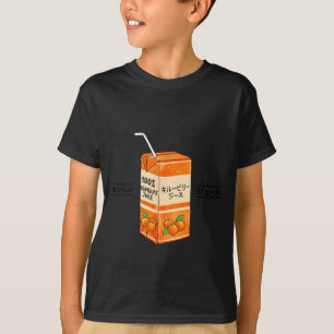 Kumquat Japanischer Fruchtsaft Japan Kanji Jungen  T-Shirt