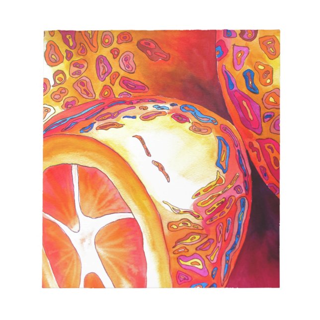 Kumquats-Zitrusfrüchte Notizblock (Vorderseite)